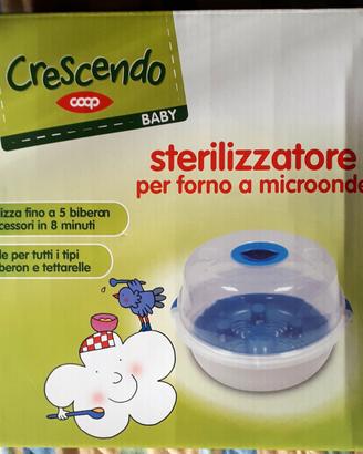 Sterilizzatore biberon per forno a microonde