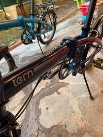 Bicicletta pieghevole Tern Link B7 blue midnight