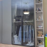 Armadio moderno con libreria design elegante