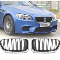 GRIGLIE BMW F10 F11 10-16 LOOK M5 NERO CROMATO