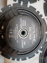 Alpine 4 casse da 16 45w 280w Rms