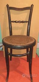 6 sedie 800 Fischel Niemes Boemia Thonet