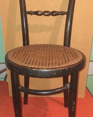 6 sedie 800 Fischel Niemes Boemia Thonet