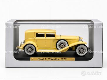 Cord L-29 Berline 1929 scala 1:43 con teca