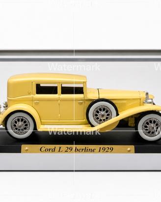 Cord L-29 Berline 1929 scala 1:43 con teca