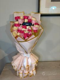 Boquet rose decorative