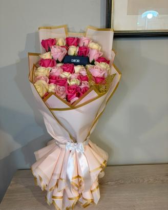 Boquet rose decorative