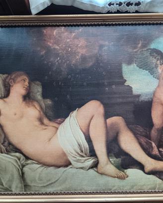 QUADRO RIPRODUZIONE    LA  DANAE    DI TIZIANO