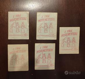 LOTTO 5 BUSTINE FIGURINE SADA I TRE MOSCHETTIERI
