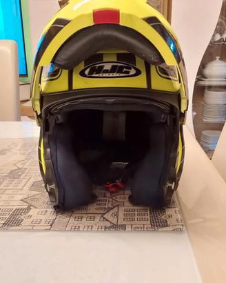 Casco datato, doppia  visiera tg M