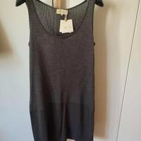 Abito grigio lurex Marie Sixtine Tg.S nuovo con ca