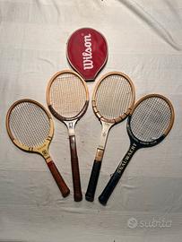 Racchette tennis vintage da collezione