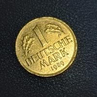 moneta 1 Marco  1959  - placcato oro - Germania