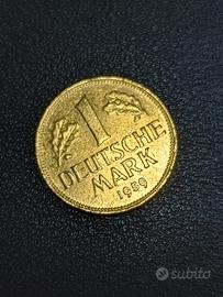 moneta 1 Marco  1959  - placcato oro - Germania