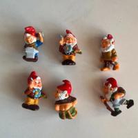 Set 6 Gnomi Mini Figure kinder
