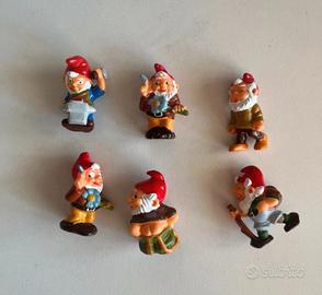 Set 6 Gnomi Mini Figure kinder