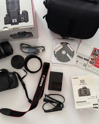 Reflex Canon eos 750 D