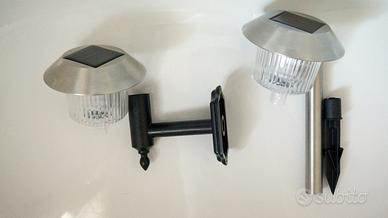 Lampioni energia solare + Coccinella da giardino