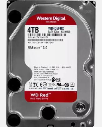 WD RED Unita Interna per NAS da 4 TB