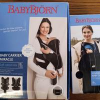 Marsupio porta bambini e coperta