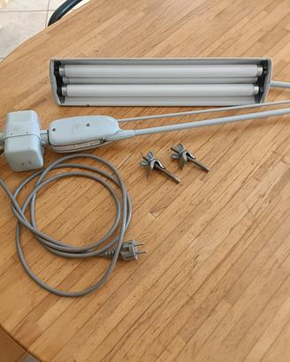 LAMPADA x orafi A LUCE NORDICA DAZOR 2 tubi.