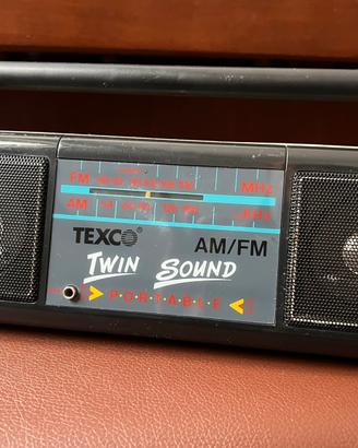 Radio portatile Texco Twin Sound modello 3000