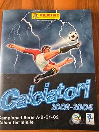 Album Calciatori 2003/04 Comoleto Aggiornato
