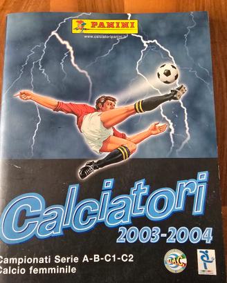 Album Calciatori 2003/04 Comoleto Aggiornato