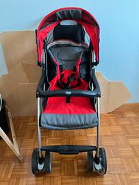 Passeggino Leggero Chicco Simplicity Rosso Grigio 