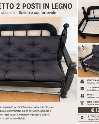 Divano in legno