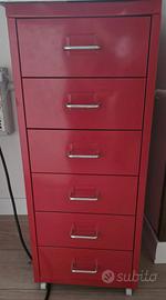 Cassettiere IKEA HELMER in metallo