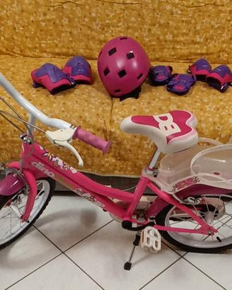 Bici bambina 16 pollici  Dino Bikes