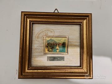 quadretto in foglia d oro