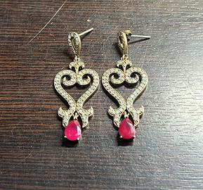 Orecchini argento 925 con zirconi