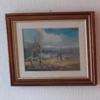 Quadro lacustre di Athos Brioschi