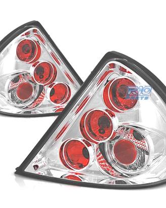 FANALI PER FORD MONDEO MK3 00-07 FONDO CROMATO