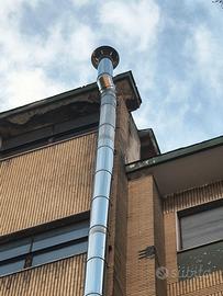 CANNA FUMARIA SABIANA ACCIAIO INOX AISI 316L/304