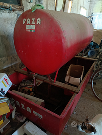 Cisterna gasolio 1000 litri con vasca