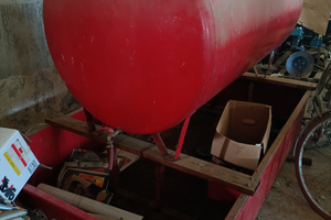 Cisterna gasolio 1000 litri con vasca