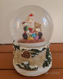 Sfera di neve natale carillon