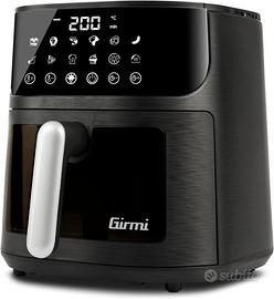 Girmi Friggitrice ad Aria 6LT 1500W Nero/Argento