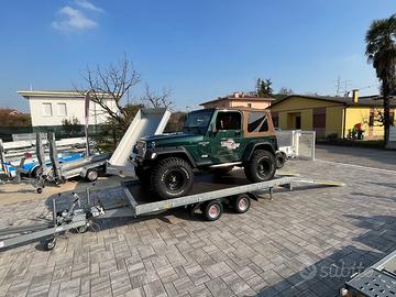 Carrello 3500 kg x JEEP o MiniEscavatori