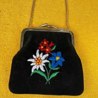 Borsa Borsellino Portamonete Fiori colori  vintage