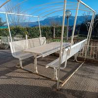 gazebo in metallo verniciato 