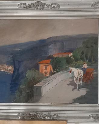 quadro dipinto a mano  con cornice