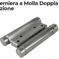 4 CERNIERE A MOLLA DOPPIA AZ. PER PORTE BASCULANTI