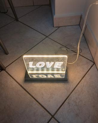 2 lampade da comodino a led 