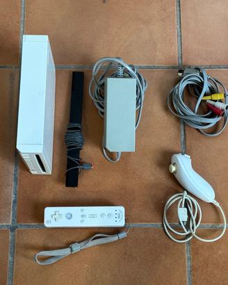 NINTENDO WII BIANCA CONSOLE COMPLETA TESTATA