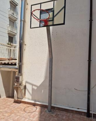 supporto canestro basket