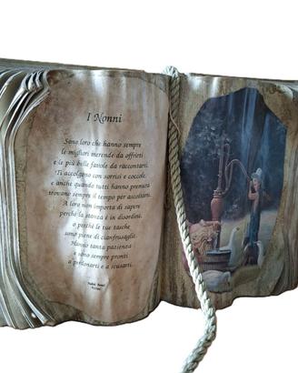 Libro dei Sentimenti “I nonni” opera artigianale.